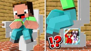 Semlaki und Nelly BAUEN ein KLEINES HAUS in Toilette Unter Billy in Minecraft!