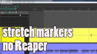 Stretch Markers - Coloque áudio no tempo no Reaper - AVANÇADO #04