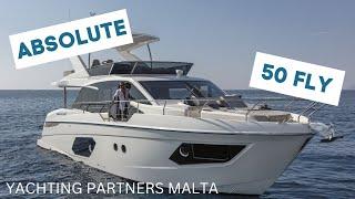 The Absolute 50 Fly Motor Yacht | Yachting Partners Malta