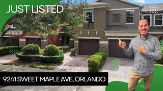  Welcome to Your Dream Townhome in Lake Nona!  9421 Sweet Maple Ave