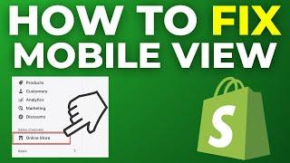 How To Fix Mobile View On Shopify | Resize Images/Videos