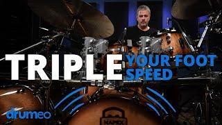 Triple Your Foot Speed On The Drums - Russ Miller