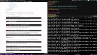 Full Gentoo Install Tutorial - pt.2 - X, Sound and Xfce/SLiM