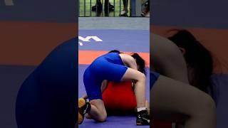 The strongest female wrestler in Lao Cai #Shorts