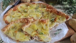 Sfogliata di patate e prosciutto