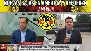 Reporte Del America Confirman Grandes REFUERZOS Para El Siguiente Partido Y Nuevas Bajas