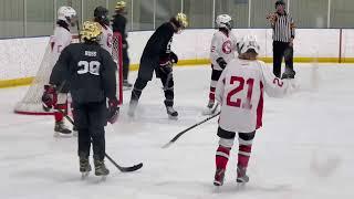 ‘09 Taylen “Taz” Graf in net for Team Wisconsin vs. Omaha Mastery