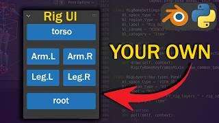 Create a Simple Rig UI with Blender Python