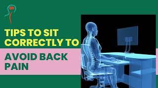 Tips to SIT correctly and avoid Back Pain NeuroWellness India