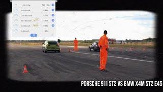 Porsche 911 st2 VS BMW x4m st2 e45