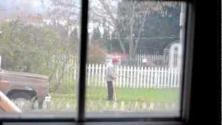 91 Year Old Man Balances Sledgehammer and Ax on his Head