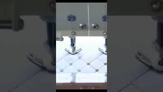 embroidery and quilting machine, roll to roll. can make complicated pattern. richpeace automatic