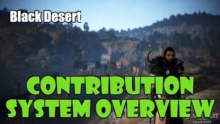 [Black Desert] Contribution Point System Overview | What is a Contribution Point? Beginners'