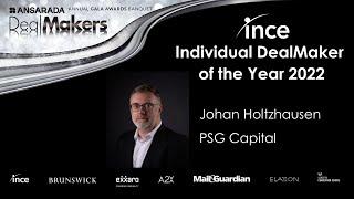 Ansarada DealMakers Annual Gala Awards - Feb 2023 | Interview Johan Holtzhausen