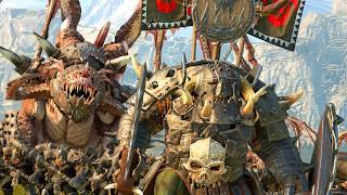 DARK LAND ORCS vs CHAOS DWARFS - Total War: Warhammer III