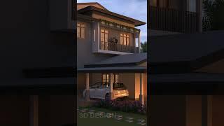 Home Exterior Design 3D #3ddesign #home #house#3dexterior #interior#vray#GK3DDesign #interior#shorts