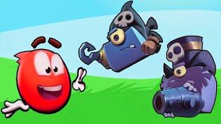 Несносный КРАСНЫЙ ШАР против пиратов. Серия 2. ИГРА Red Ball 5 на Игрули TV