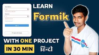 Formik Tutorial For Beginner  in Hindi | Formik React Js Example - Basic App