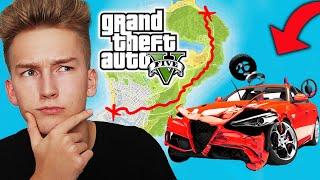 GTA V - PRZEZ CAŁĄ MAPE jako DRIVEMISTRZ CHALLENGE! 