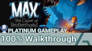 Max: The Curse of Brotherhood | 100% Walkthrough (Platinum Gameplay) All Trophies/Achievements