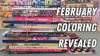 My February Coloring Adventures REVEALED