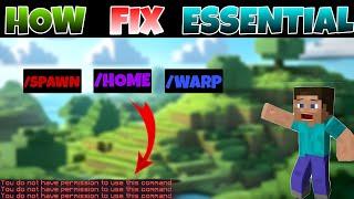 EssentialsX Minecraft Plugin Deop Player Add (Homes, Warps,Spawn, More)