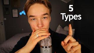 ASMR 5 Types Of Mouth Sounds