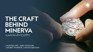 The Craft Behind 1858 The Unveiled Secret Minerva Monopusher Chronograph Limited Edition I Montblanc