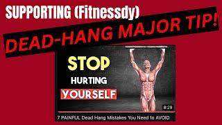 Adding A Major DEAD-HANG Tip To @Fitnessdy Spot On Video!