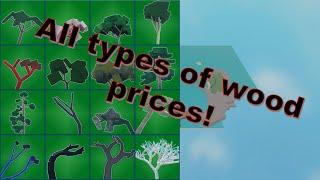 Wood Prices 2021!! | Lumber Tycoon 2