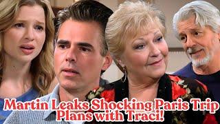 Y&R March 17 Recap: Martin Leaks Shocking Paris Trip Plans with Traci!