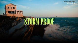 "Storm Proof" | Rev Paul Anbarasu | Sunday Service | 20-10-2024 | 6.00 PM | H.C.