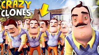 CLONING 10,000 NEIGHBORS....(then this happened) | Hello Neighbor Gameplay (Mods)