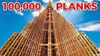 WORLD RECORD Kapla Tower Collapse (*BREATHTAKING*)