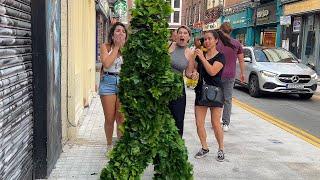 Women had crazy reactions Bushman Prank