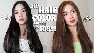 DIY HAIR COLOR FOR DARK HAIR FOR ONLY PHP 109.00 | Danah Asaña (Philippines)