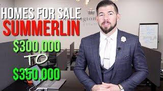 Las Vegas Real Estate | Homes for Sale in Summerlin for $300k $350k - March 2019