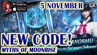 NEW CODE Myths of Moonrise Giftcode & How to Redeem Code 5 November   - Mobile Game (Android/IOS)