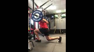 225lb Barbell Split Squat