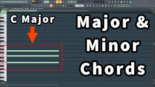 How to find major and minor chords on FL Studio | Major and Minor Chords | Piano Roll | FL Studio