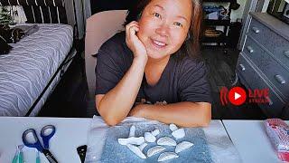 How to Create Mushroom Figurines with Aluminum Foil and Air Dry Clay | Live Tutorial