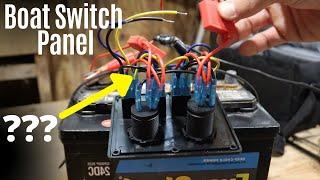 SUPER EASY! How To Wire a Jon Boat Switch Panel