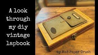 A look through my diy vintage lapbook