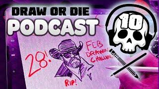 Designing a Drawing Challenge Live | The Draw or Die Podcast 10