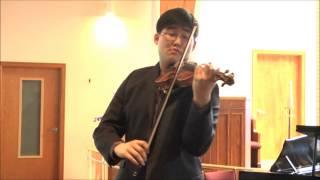 Brian Hong plays J.S. Bach:  Chaconne from the Second Partita for Unaccompanied Violin