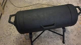 Мангал из газового баллона.