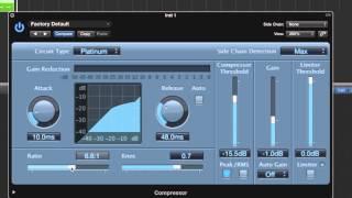 Logic Pro X #4: Compressor and Parameter Overview