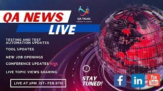 QA NEWS LIVE - Ep 1 by QA Talks Community