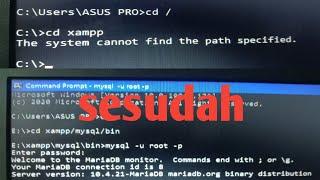 Cara mengatasi The system cannot find the path specified di Command Prompt