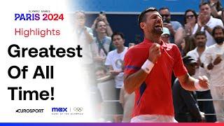 Novak Djokovic DEFEATS Carlos Alcaraz in Tie Break Decider   Men's Singles Final #Paris2024